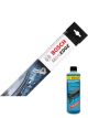 Bosch Micro Edge Wiper Blade 400mm + Windshield Washer Fluid