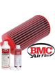 BMC Air Filter FB687/08 + Aerosol Oil & Washing Kit