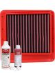 BMC Air Filter FB01184 + Aerosol Oil & Washing Kit
