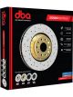 DBA Rotor XS Cross-Drilled & Slotted 5000 Series Gold