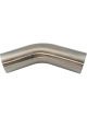 Aeroflow 304 Stainless Steel Bend 45 Degree, 5 Inch O.D