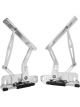 Aeroflow Bonnet Hinge Kit Polished For Holden HQ-WB, Torana LH-UC