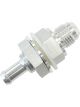 Aeroflow Fuel Cell Bulkhead Fitting -6AN to 3/8 Inch Barb Silver