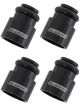 Aeroflow Fuel Injector Addaptor For 14mm Fuel Rail, 12mm High 4 Pack