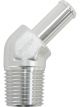 Aeroflow Male NPT to 45 Degree AN Hose Barb 3/8