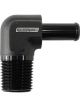 Aeroflow Male NPT to 90 Degree AN Hose Barb 3/8