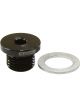 Aeroflow Metric Port Plug M12 X 1.25 Black