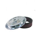 K&N Replacement Air Filter w/Chrome Lid