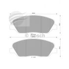 Bosch Brake Pad Front Set