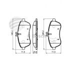 Bosch Brake Pad Front Set