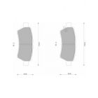 Bosch Brake Pad Rear Set