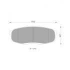 Bosch Brake Pad Rear Set
