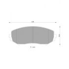 Bosch Brake Pad Front Set