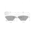 Bosch Brake Pad Rear Set