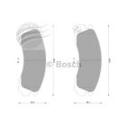 Bosch Brake Pad Front Set