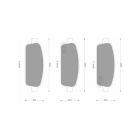 Bosch Brake Pad Rear Set