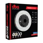 DBA 5000 T3 Slotted Disc Brake Rotor Right (Single) Black 390mm