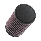 K&N Round Tapered Universal Clamp-On Air Filter Centered