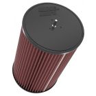 K&N Round Tapered Universal Clamp-On Air Filter Centered