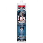 Soudal T-Rex Power Adhesive Sealant Crystal Clear 290ml