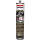 Soudal T-Rex Power Xtreme Adhesive Sealant White 280ml