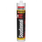 Soudal Soudaseal Fire Resistant Elastic Joint Adhesive Sealant Grey 290ml