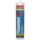 Soudal Firecement HT High Temperature Sealant Black 310ml