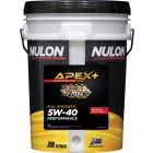 Nulon Apex+ 5W-40 Performance Engine Oil 20L Full Synthetic