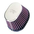 K&N Oval Straight Clamp-On Air Filter