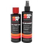 K&N Air Filter Recharger, Cleaner + Squeeze Oil Service Kit [Red]