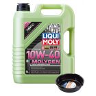 LIQUI MOLY Molygen New Generation 10W-40 5L + 6L Drip Tray