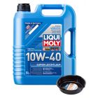 LIQUI MOLY Super Leichtlauf 10W-40 5L + 6L Drip Tray