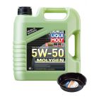 LIQUI MOLY Molygen New Generation 5W-50 4L + 6L Drip Tray