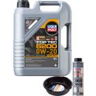 LIQUI MOLY Top Tec 6200 0W-20 5L Silver Service Kit + 6L Drip Tray