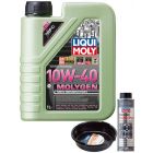 LIQUI MOLY Molygen New Generation 10W-40 1L Silver Service Kit + 6L Drip Tray