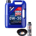 LIQUI MOLY Synthoil Longtime Plus 0W-30 5L Silver Service Kit + 6L Drip Tray