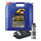 LIQUI MOLY Top Tec 4100 5W-40 20L Silver Service Kit + 8L Drip Tray
