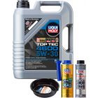 LIQUI MOLY Top Tec 4600 5W-30 5L Gold Service Kit + 6L Drip Tray