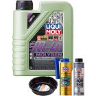 LIQUI MOLY Molygen New Generation 5W-40 1L Gold Service Kit + 6L Drip Tray