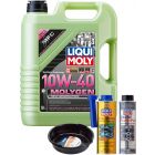 LIQUI MOLY Molygen New Generation 10W-40 5L Gold Service Kit + 6L Drip Tray