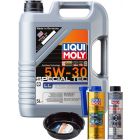 LIQUI MOLY Special Tec LL 5W-30 5L Gold Service Kit + 6L Drip Tray