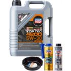 LIQUI MOLY Top Tec 4200 5W-30 5L Gold Service Kit + 6L Drip Tray