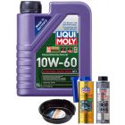 LIQUI MOLY Synthoil Race Tech GT1 10W-60 1L Gold Service Kit + 6L Drip Tray
