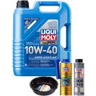 LIQUI MOLY Super Leichtlauf 10W-40 5L Gold Service Kit + 6L Drip Tray