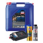 LIQUI MOLY Top Tec 4600 5W-30 20L Gold Service Kit + 8L Drip Tray