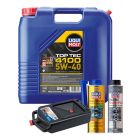 LIQUI MOLY Top Tec 4100 5W-40 20L Gold Service Kit + 8L Drip Tray