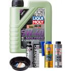 LIQUI MOLY Molygen New Generation 5W-40 1L Platinum Service Kit + 6L Drip Tray
