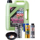 LIQUI MOLY Molygen New Generation 10W-40 5L Platinum Service Kit + 6L Drip Tray