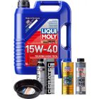 LIQUI MOLY Touring High Tech 15W-40 5L Platinum Service Kit + 6L Drip Tray