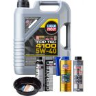 LIQUI MOLY Top Tec 4100 5W-40 5L Platinum Service Kit + 6L Drip Tray